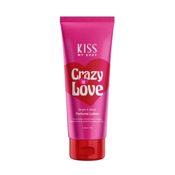 KISS MY BODY Bright & Dewy Perfume Lotion Crazy In Love 200 G