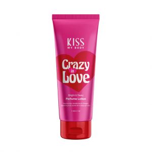 KISS MY BODY Bright & Dewy Perfume Lotion Crazy In Love 200 G